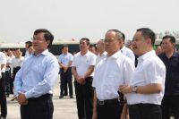 滕州市市委市政府领导莅临鑫迪家居4.0智能制造产业园参观指导