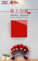 如果幸运有颜色，对中国人来说一定是红色 德力西电气家居诚献“开门红”开关
