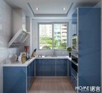 定制橱柜的颜色选择很重要,适合的颜色能提高家居品格