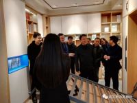 省市林业局领导莅临整体家居厂家诺文斯江西分公司调研