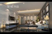 设计案例 | 凯旋南城 140 平米现代风格黑白灰的空间 (3)张