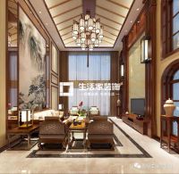 【生活家·案例】生态城500㎡—新中式风格