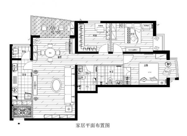 十里堡东里150平欧式风格案例赏析