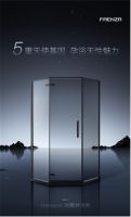 释放你的艺术天性 ▎FAENZA法恩莎Release瑞翼内外双开淋浴间