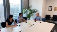 中关村人居院副院长携市场部参观国际涂料展览会并拜访江欢成院士