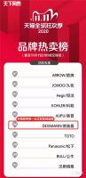 全网销售额超2.67亿！德施曼连续5年蝉联双11全网智能锁销冠