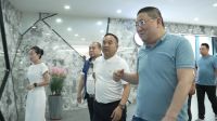 中国城投建设集团张卫功书记等领导莅临汇成企业新东源陶瓷