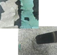 柔性防水层，闭水后起皮脱落？