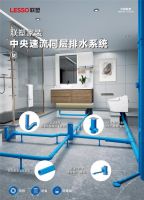 新品塑递丨联塑中央速流同层排水系统，排水效果杠杠滴！
