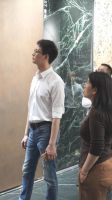 岚庭集团考察人员莅临顺辉瓷砖·岩板参观交流