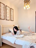 喜梦宝家居|少女心卧房水粉系列实木床