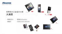 睿云联akubela睿致·智能按键面板和akuvox智睿高端智能门口机斩获2023当代好设...