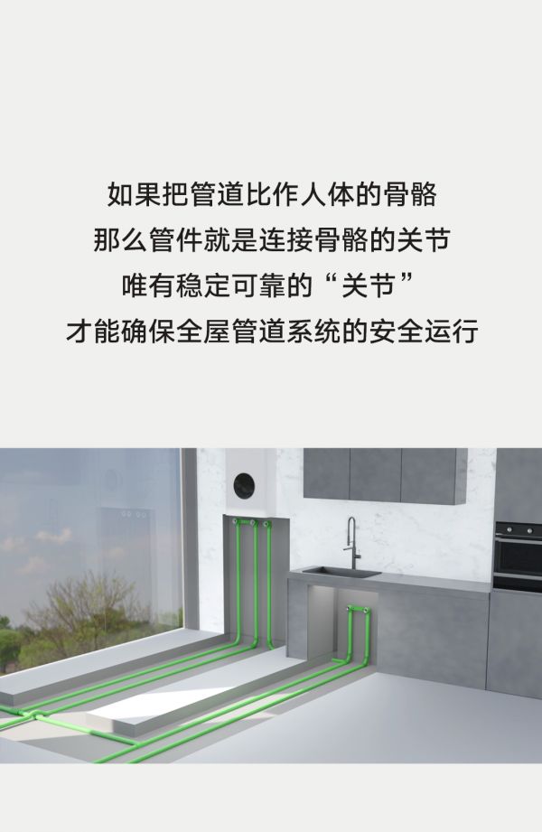联塑臻品系列PP-R管件,轻松打造全屋舒适用水新体验~