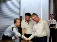 合作共赢！中国建筑卫生陶瓷协会一行莅临欧神诺走访交流