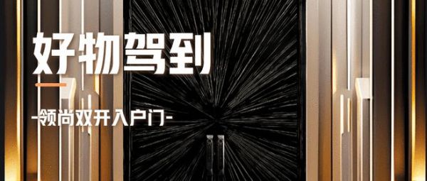 好物驾到丨领尚双开入户门,“装”出家的高级感~