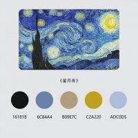 跟着梵高/莫奈学配色，天洋墙布【五一】居家入画游