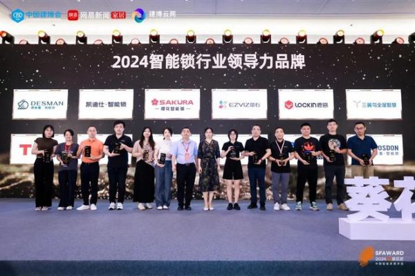 璀璨荣耀，实至名归！樱花智能锁荣获2024葵花奖四项重量级奖项
