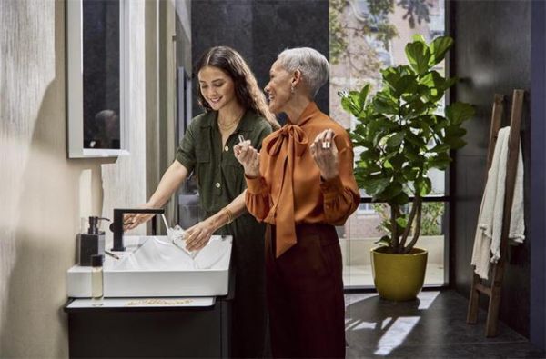 汉斯格雅Tecturis图睿偲E系列龙头,以建筑美学缔造用水享受