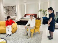 广东家协领导走访顺德皇朝家私｜调研五一假期促销活动