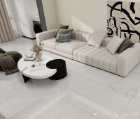 陶瓷一线品牌锦华瓷砖新品：超耐磨防滑大理石，家居装修优选