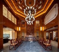 卓木王红木整装案例：法式建筑里的千平中式大宅