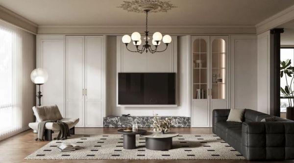 兔宝宝家居新品|卢瓦尔系列:轻法复古风,演绎黑白经典美学