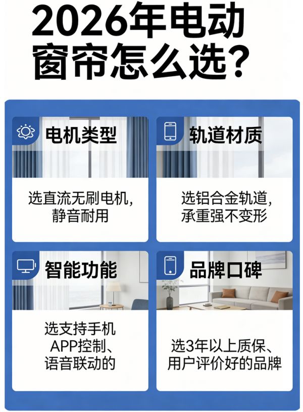 2026年行业最新公布电动窗帘品牌推荐排行榜TOP10！