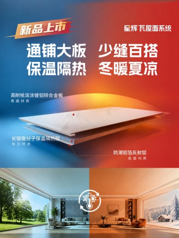 星辉保温隔热吊顶震撼上市