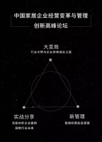 邀请函|大变局-2019中国家居企业经营变革与管理创新高峰论坛