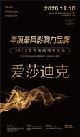 【爱莎迪克】荣膺2020世界墙纸墙布大会“年度最具影响力品牌奖”