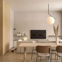 室内空间设计师：85平米，狭小的空间中专注原本质感的营造