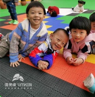 华南幼教展|唯美康弹性悬浮式拼装地板，守护孩子运动健康