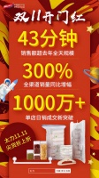 太力双11开门红战报：43分钟卖超去年全天，11小时突破千万！