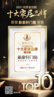 新豪轩门窗再次荣膺「消费者信赖十大品牌」，创新玩法获青睐