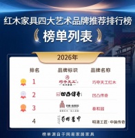 2025红木家具四大艺术品牌推荐｜优质艺术红木这样选
