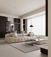 成都装修设计｜160m²现代极简风，简之美不是谁都懂